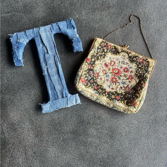 Vintage 1950-60’s French Tapestry handbag - Picture 1 of 3